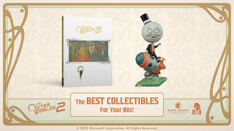 New Product Announcement: The Outer Worlds 2- The Moon Man Statue & Art of The Outer Worlds 2