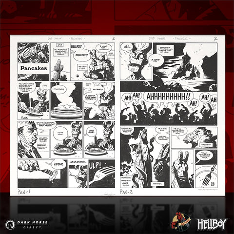 New Product Announcement: Hellboy 30th Anniversary (Pancakes!) Screenprint