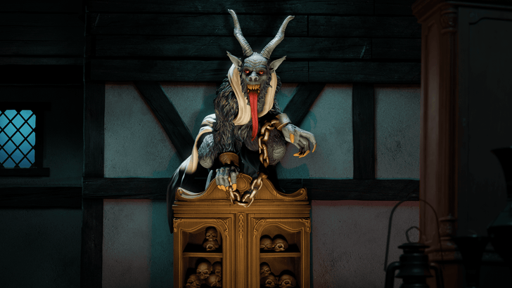 New Product Announcement - Krampus Statue–Mantic Series