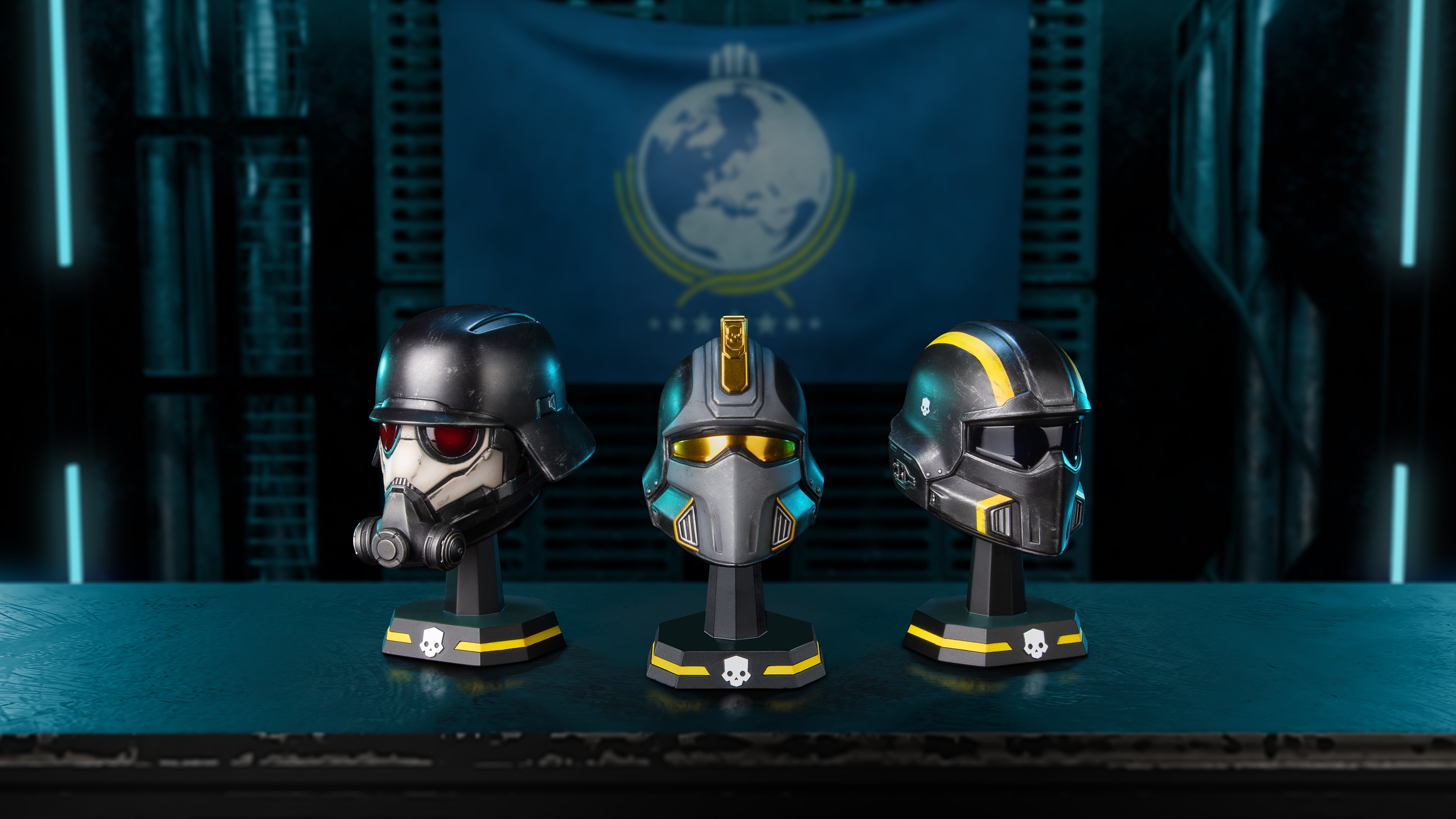 New Product Annoouncement: Helldivers 2 1:4 Scale Helmet Replicas