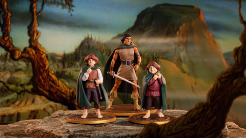 New Product Announcement: The Lord of the Rings Animated Film PVC Figure Set: Frodo, Aragorn, and Samwise