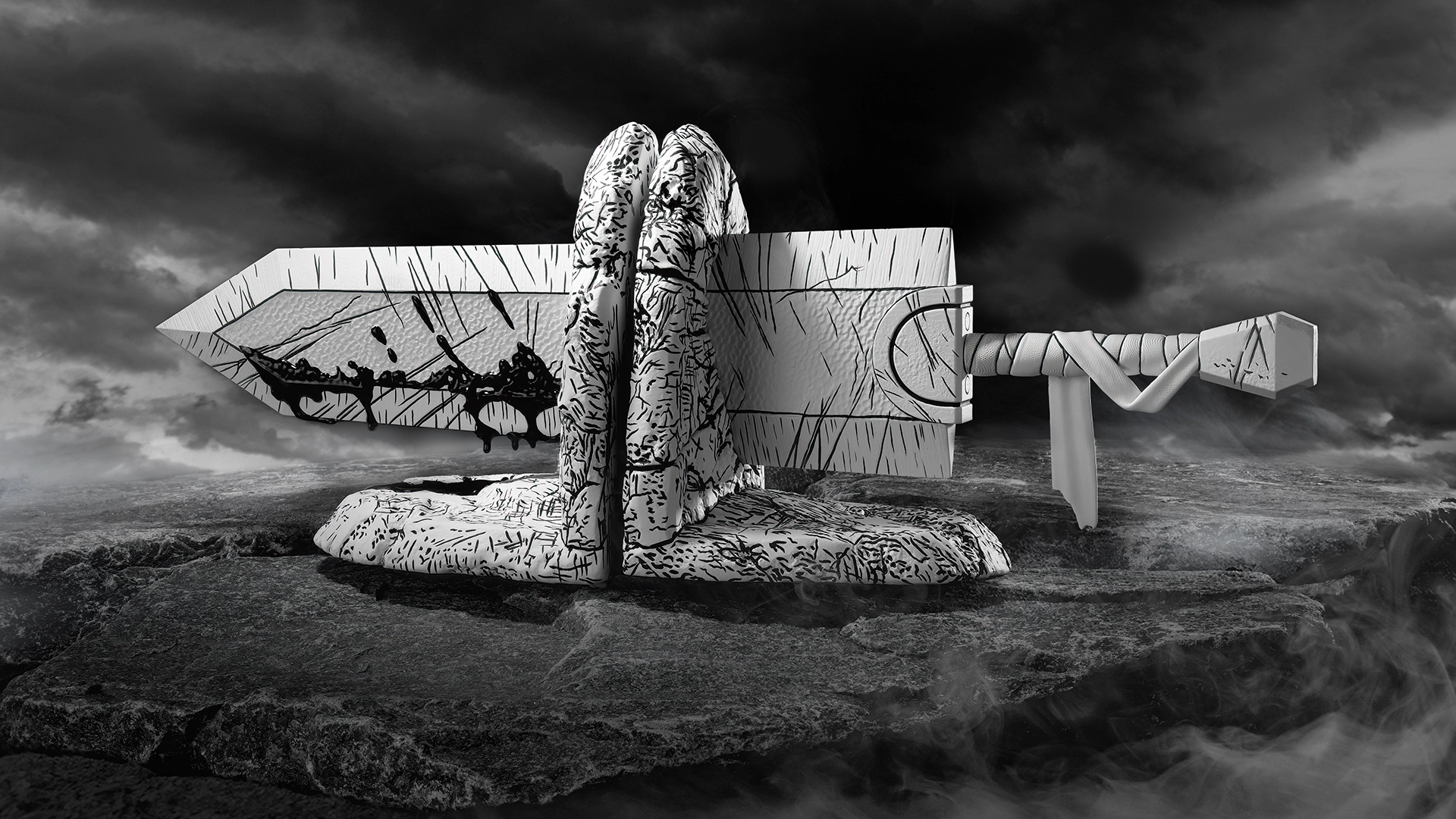 BERSERK_BOOKENDS_BW_DHD_PHOTO_