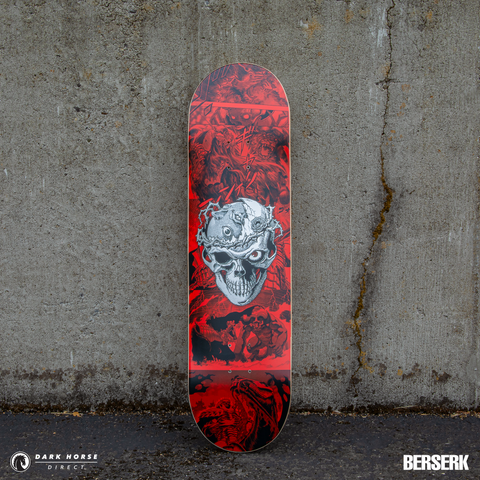 Berserk Skate Deck: Skull Knight Design
