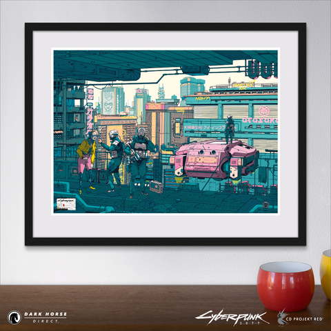 Cyberpunk 2077: Night City Fine Art Print