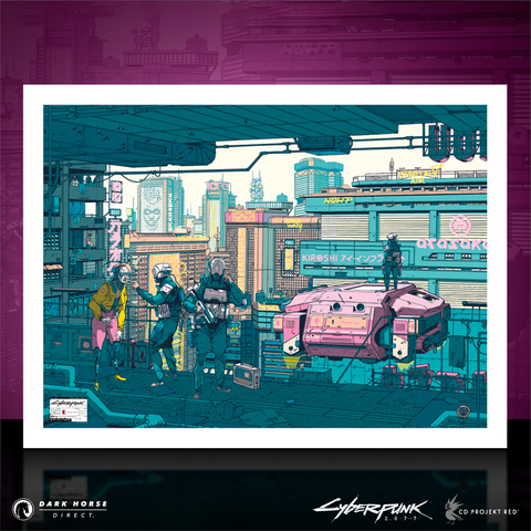 Cyberpunk 2077: Night City Fine Art Print