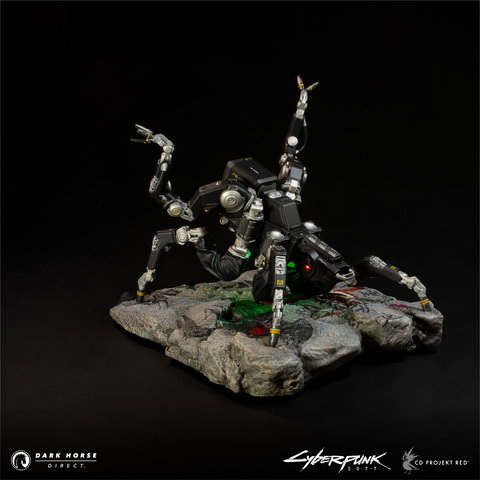 Cyberpunk 2077: Militech Spiderbot “Flathead” Statue
