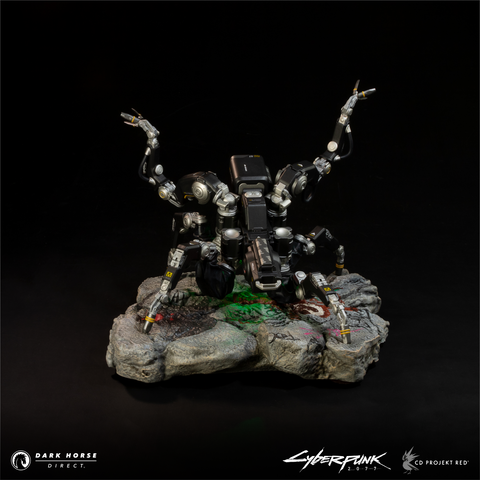 Cyberpunk 2077: Militech Spiderbot “Flathead” Statue