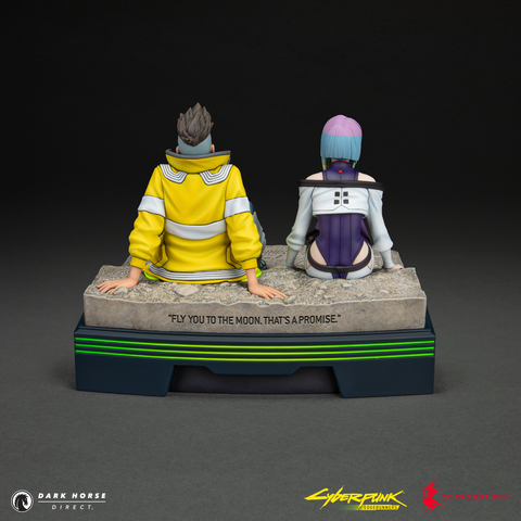 Cyberpunk: Edgerunners - David and Lucy on the Moon Premium Statue