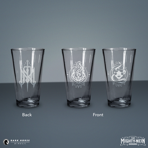 Critical Role: The Mighty Nein Pint Glass Set - Caleb Widogast and Nott the Brave