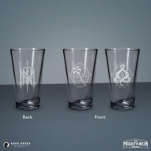 Critical Role: The Mighty Nein Pint Glass Set - Jester Lavorre and Fjord Stone