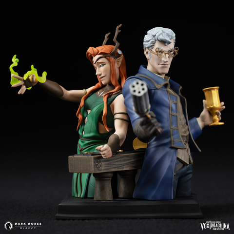 Critical Role: Vox Machina Origins - Keyleth and Percival Fredrickstein von Musel Klossowski de Rolo III Bust