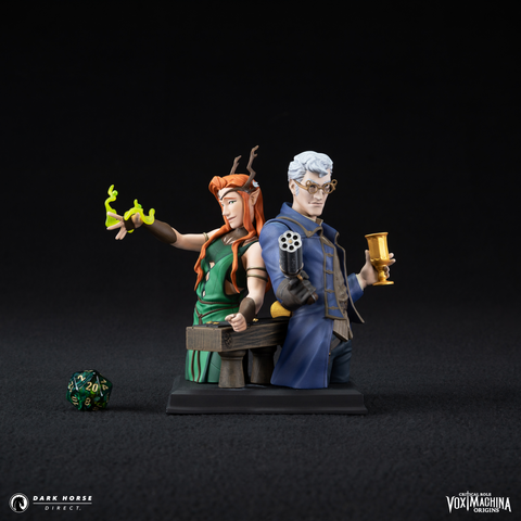 Critical Role: Vox Machina Origins - Keyleth and Percival Fredrickstein von Musel Klossowski de Rolo III Bust