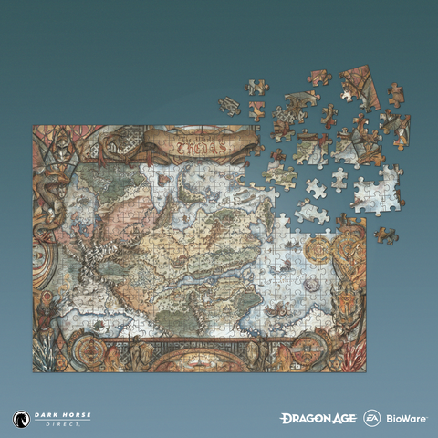 Dragon Age: World of Thedas Map Puzzle