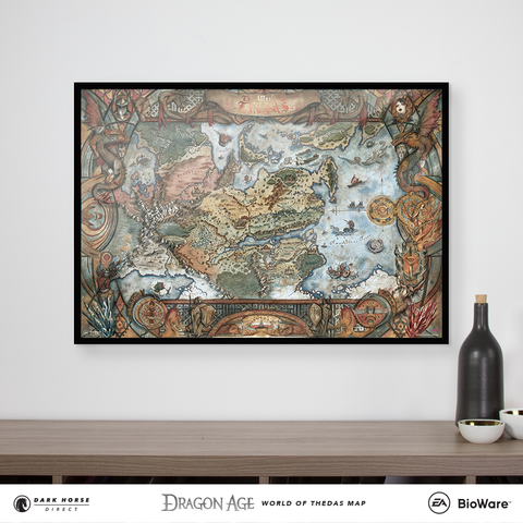 Dragon Age: The World of Thedas Map