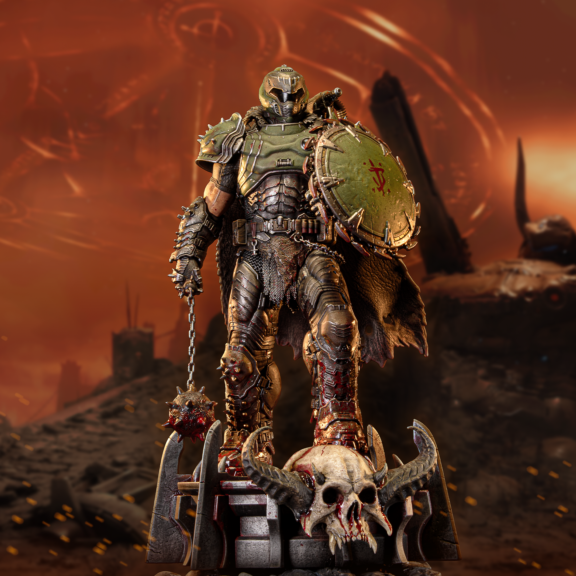 DOOM: The Dark Ages - Doom Slayer Statue – Dark Horse Direct DOOM: The Dark Ages - Doom Slayer Statue – Dark Horse Direct