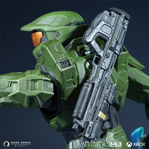 Halo Infinite: Master Chief With Grappleshot PVC Statue