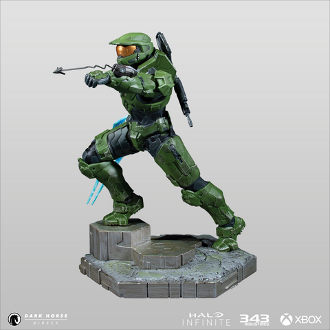 Halo Infinite: Master Chief With Grappleshot PVC Statue