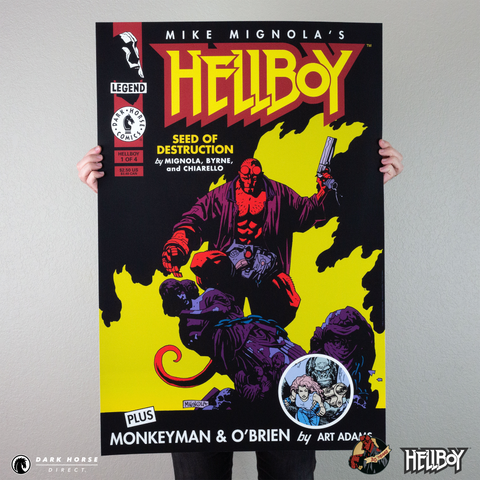 Hellboy 30th Anniversary: Seed of Destruction #1 Screenprint