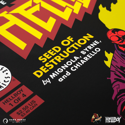 Hellboy 30th Anniversary: Seed of Destruction #1 Screenprint