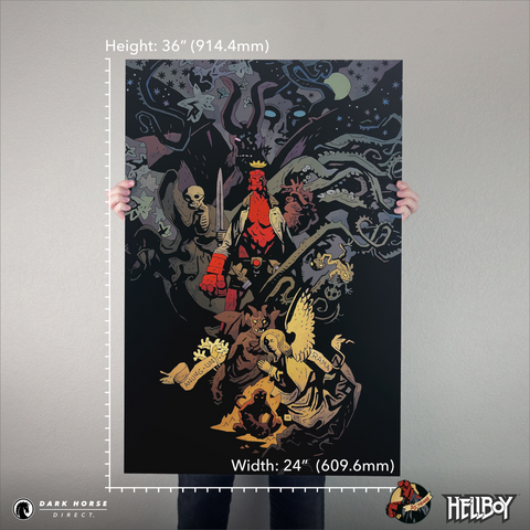 Hellboy 30th Anniversary Special Screenprint
