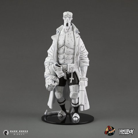 Hellboy 30th Anniversary Deluxe Vinyl Figure (Black and White Variant)