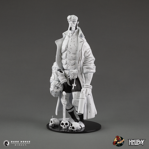 Hellboy 30th Anniversary Deluxe Vinyl Figure (Black and White Variant)