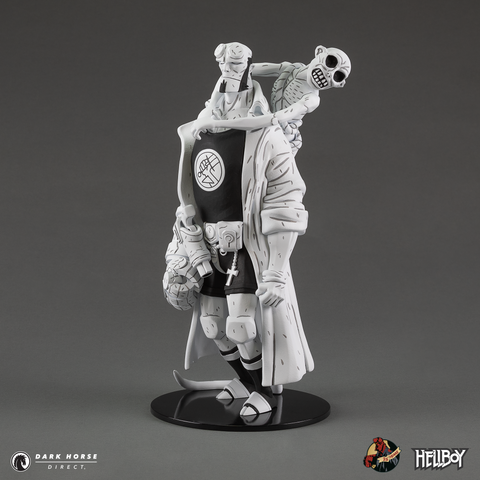 Hellboy 30th Anniversary Deluxe Vinyl Figure (Black and White Variant)