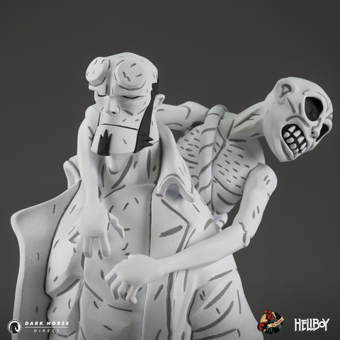 Hellboy 30th Anniversary Deluxe Vinyl Figure (Black and White Variant)