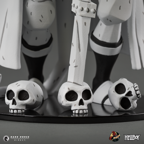 Hellboy 30th Anniversary Deluxe Vinyl Figure (Black and White Variant)