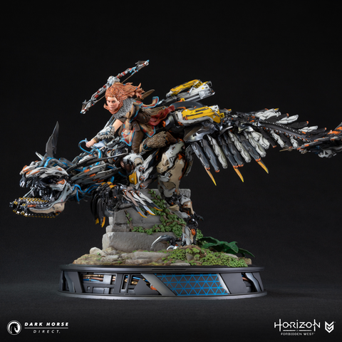 Horizon Forbidden West: Aloy on Clawstrider 1:9 Scale Premium Statue