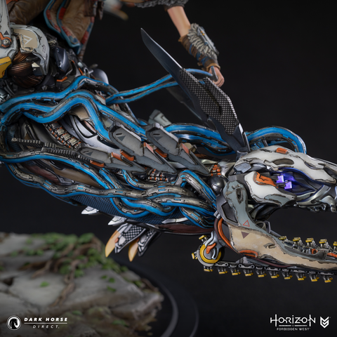 Horizon Forbidden West: Aloy on Clawstrider 1:9 Scale Premium Statue