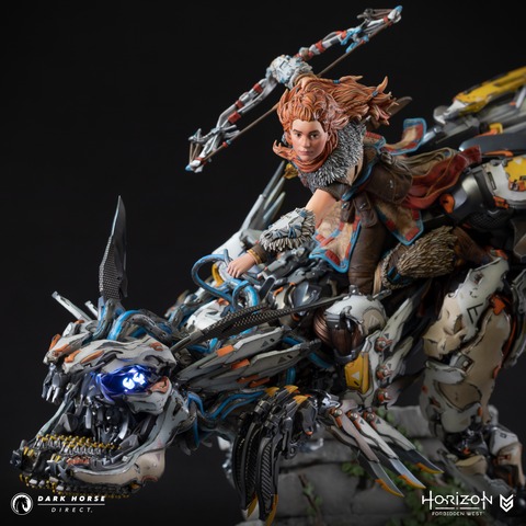 Horizon Forbidden West: Aloy on Clawstrider 1:9 Scale Premium Statue