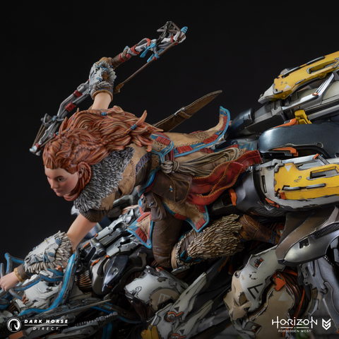 Horizon Forbidden West: Aloy on Clawstrider 1:9 Scale Premium Statue