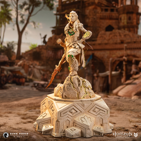 Horizon Forbidden West: Meridian City Aloy Statue