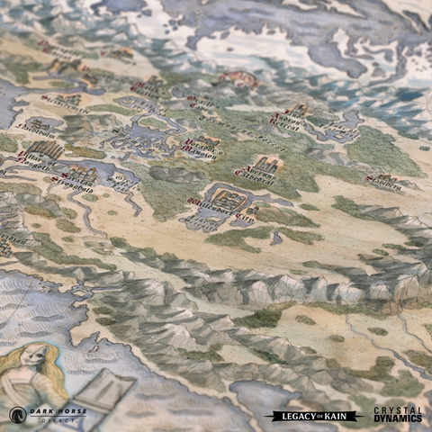 Legacy of Kain: Map of Nosgoth Fine Art Print