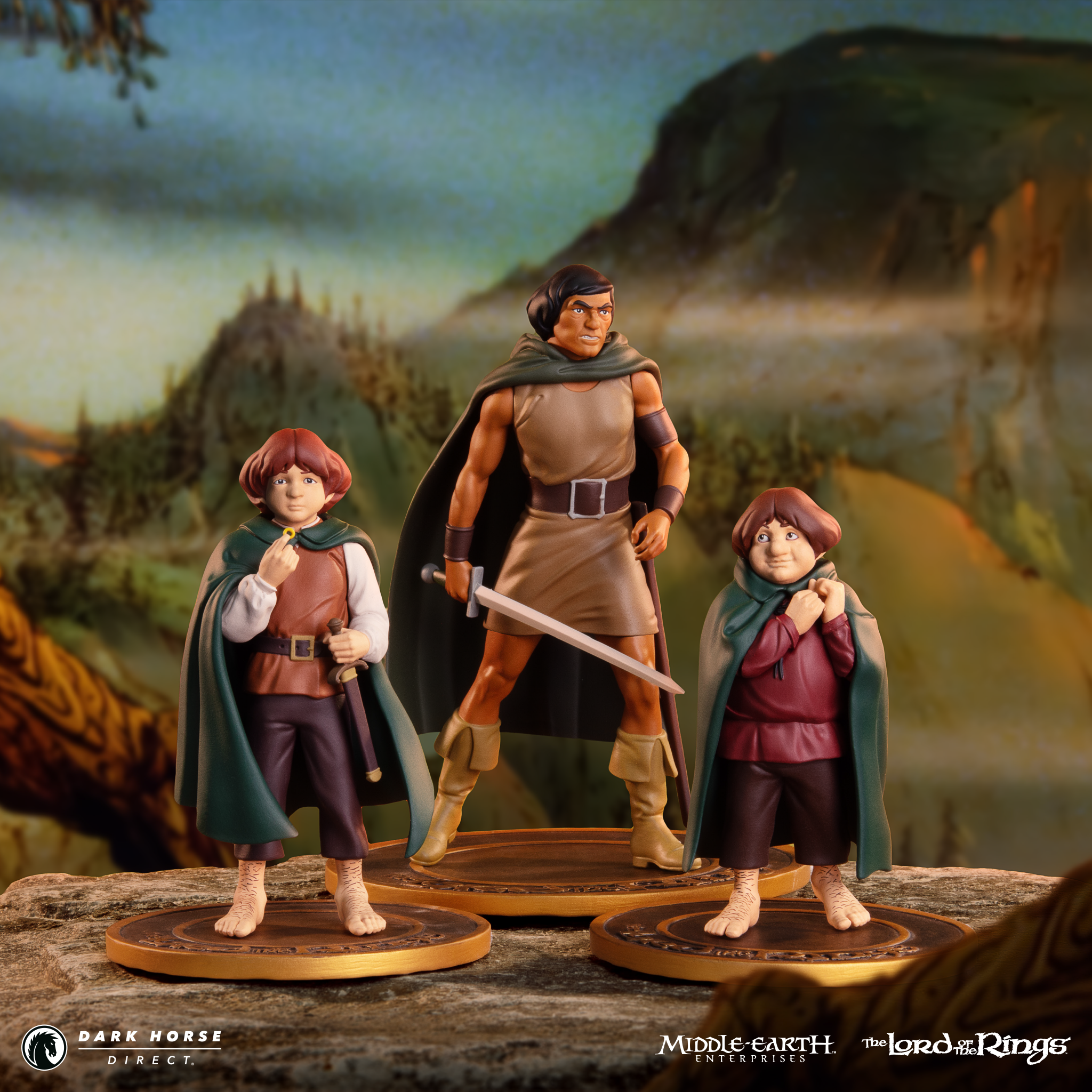 The Lord of the Rings™ Animated Film PVC Figure Set: Frodo