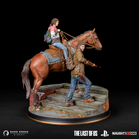 The Last of Us: Joel & Ellie on Horseback Premium Statue