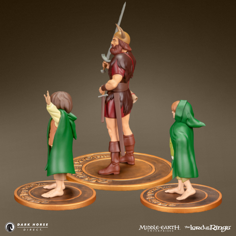 The Lord of the Rings™ Animated Film PVC Figure Set: Merry, Boromir, and Pippin