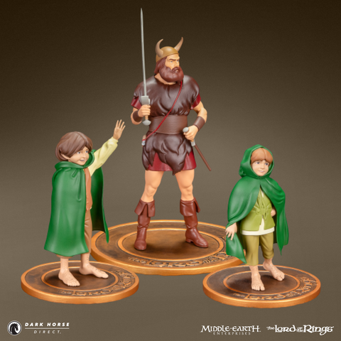 The Lord of the Rings™ Animated Film PVC Figure Set: Merry, Boromir, and Pippin