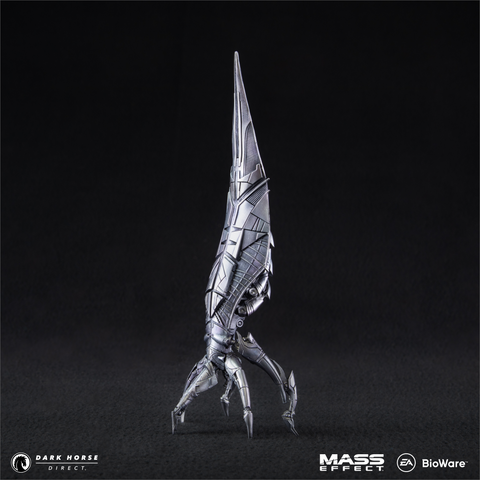 Mass Effect: 8" Reaper Sovereign Die-Cast Ship Replica - Silver Variant