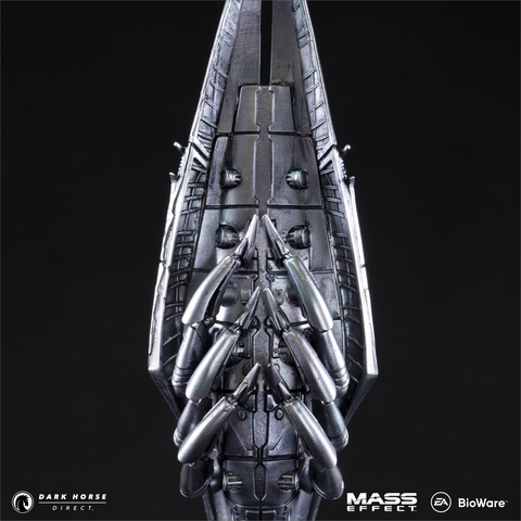 Mass Effect: 8" Reaper Sovereign Die-Cast Ship Replica - Silver Variant