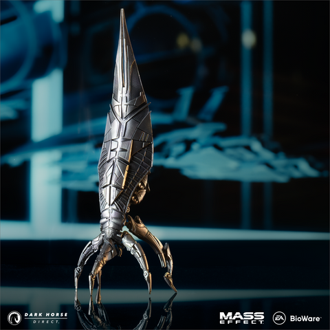 Mass Effect: 8" Reaper Sovereign Die-Cast Ship Replica - Silver Variant