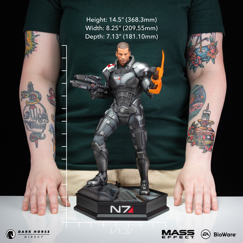 Mass Effect: Commander John Shepard 1/6th Scale Statue