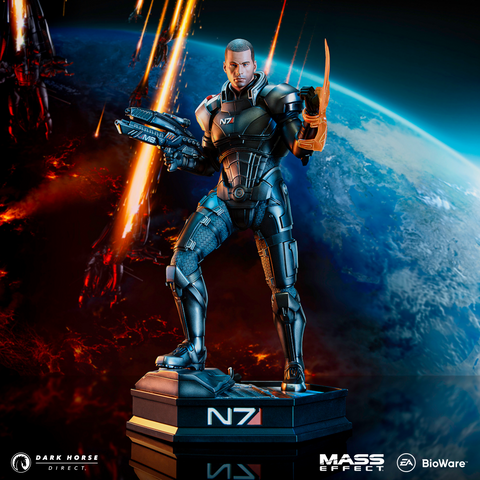 Mass Effect: Commander John Shepard 1/6th Scale Statue