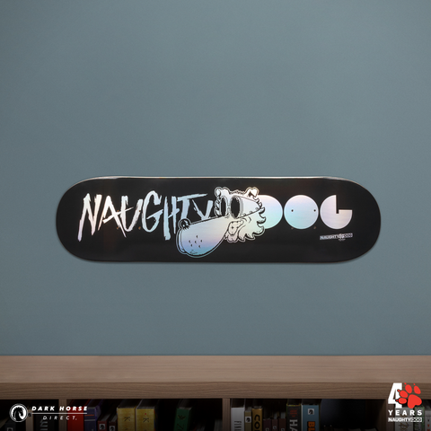 Naughty Dog 40th: Classic Logo Skate Deck