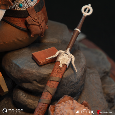 The Witcher: Geralt and Ciri Fireside Premium Statue