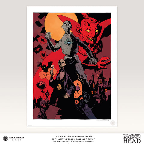 The Amazing Screw-On Head 20th Anniversary Fine Art Print