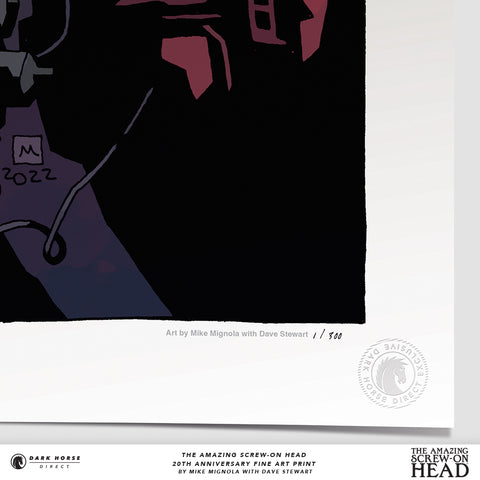 The Amazing Screw-On Head 20th Anniversary Fine Art Print