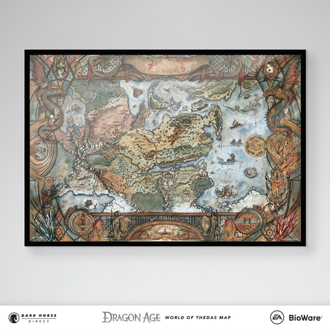 Dragon Age: The World of Thedas Map