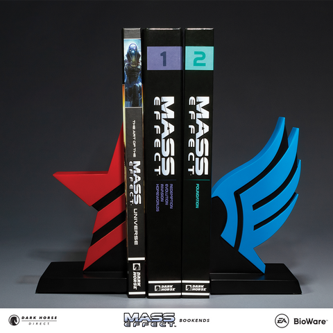 Mass Effect Paragon & Renegade Bookends